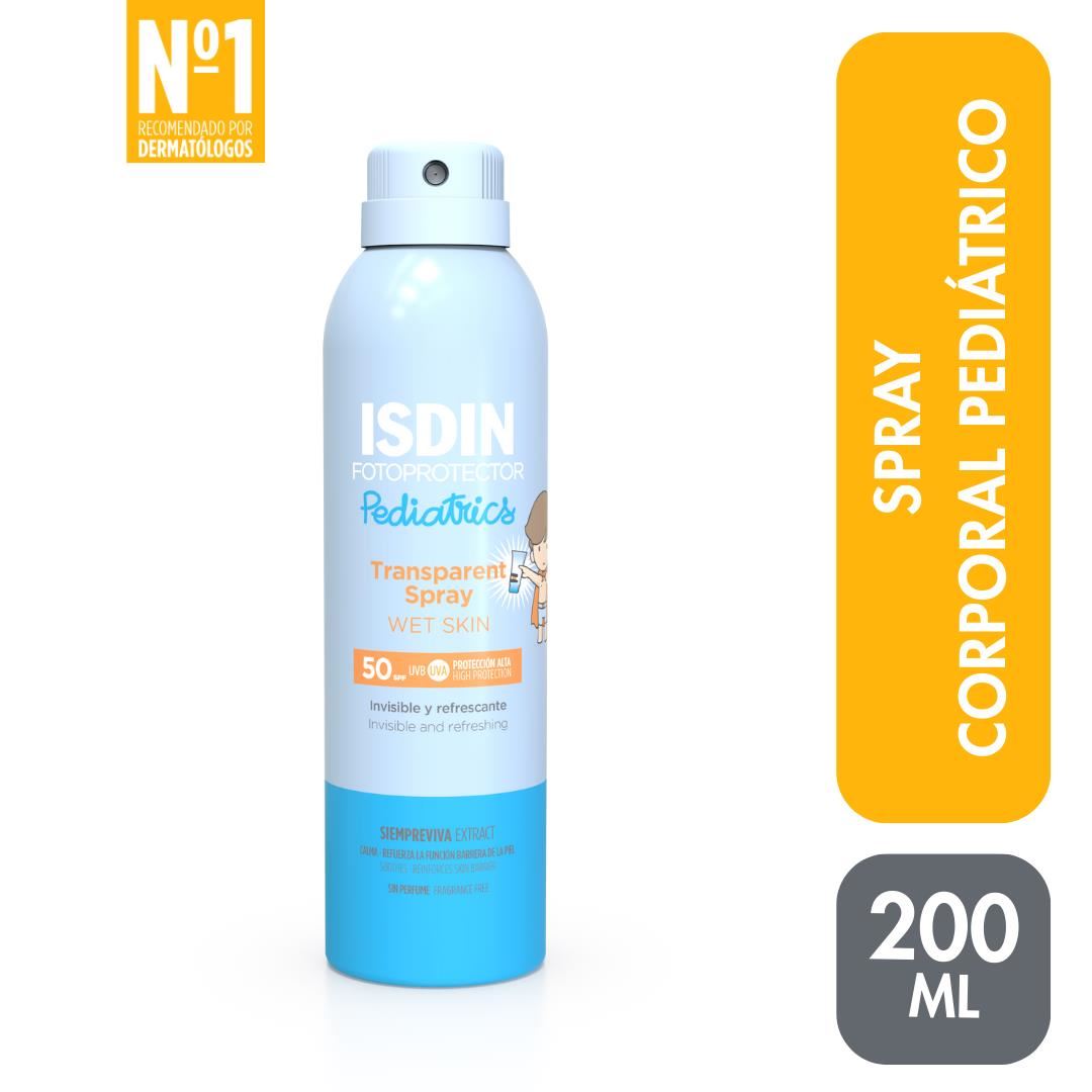 Isdin Fotoprotector Transparent Spray Wet Skyn Pediatrics Spf50+ 250Ml